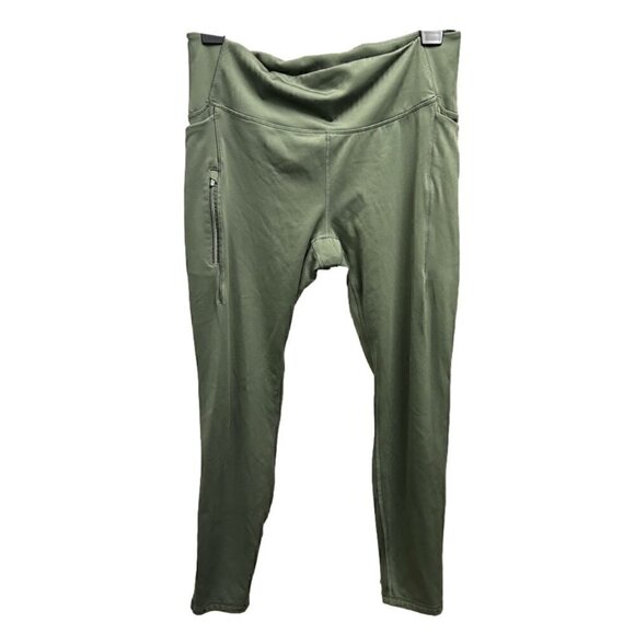 All in Motion Women's Green Leggings w/ Pockets, Extra Large - Picture 1 of 4